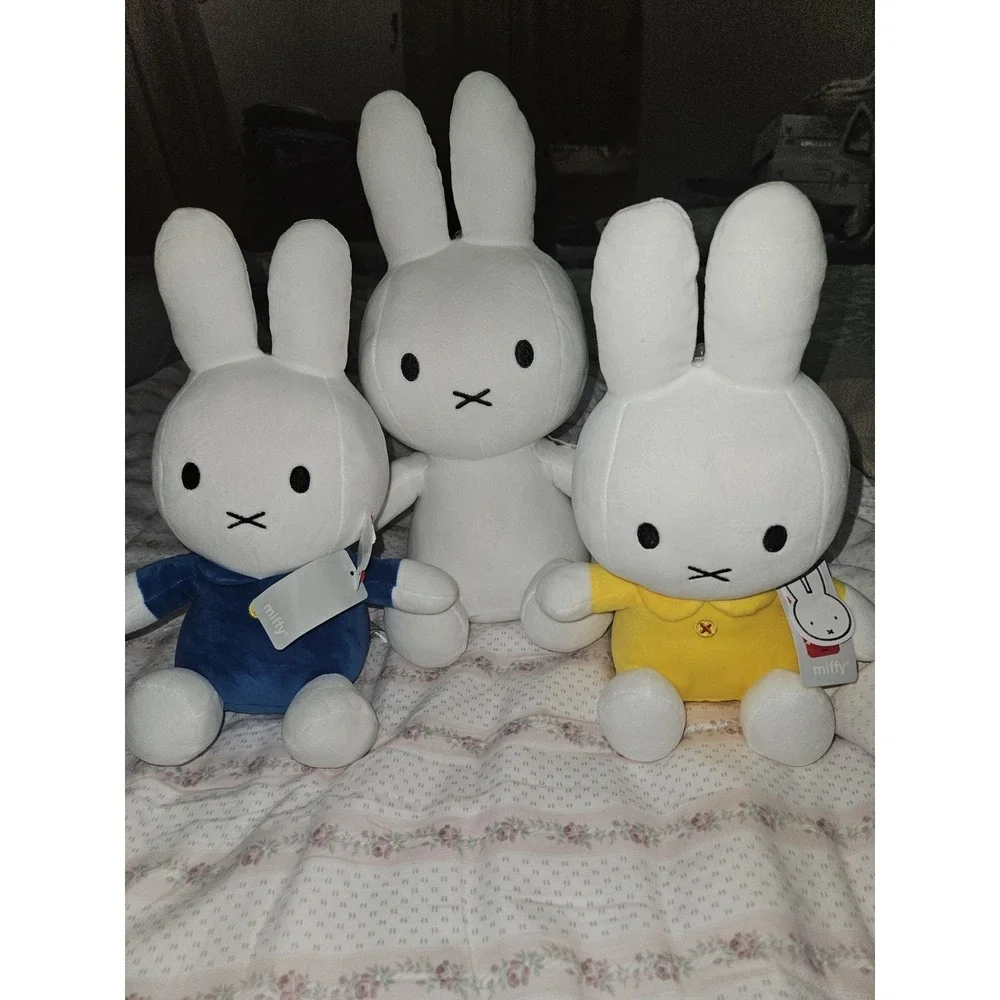 Set Of 3 Miffy Plush New With Tags